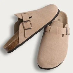 Shevalues ​​– sabots classiques en liège, pantoufles pour femmes et hommes, sandales en daim avec semelle souple, avec Support de voûte plantaire, diapositives de plage tendance, Mules pour hommes
