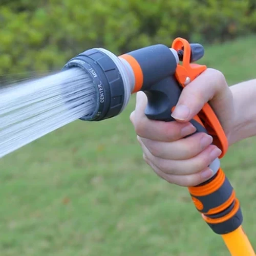 Gieter Tuin 8 Modi Hogedrukspuit Verstelbare irrigatie Watersproeier voor planten Gazon Tuin Watering Sprinkler