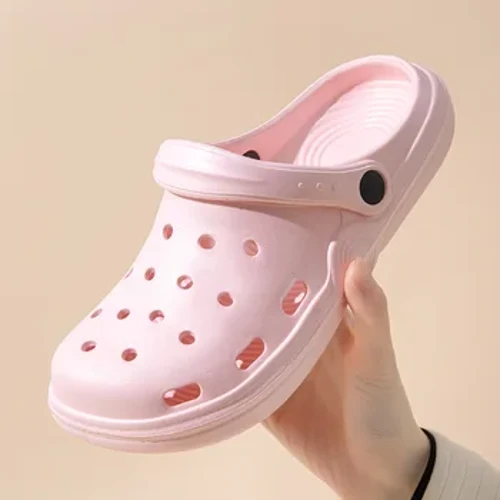Pantoufles imperméables pour femmes et hommes, chaussures de plage en plein air, à gros orteils, sandales en croco, pantoufles enveloppées, nouvelle collection été 2023
