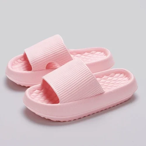 Kvinders tykke platform skytøfler EVA blød sål pude slides Sommer strandflip flops kvinder skridsikre hjemmesko til hjemmet
