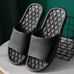 Mềm Dép Đi Trong Nhà Cặp Đôi Mùa Hè Trong Nhà Chống Trượt Dép Đi Trong Nhà Phòng Tắm Giày Sandal Khách Sạn Màu Trơn Nam Nữ Dép Flat