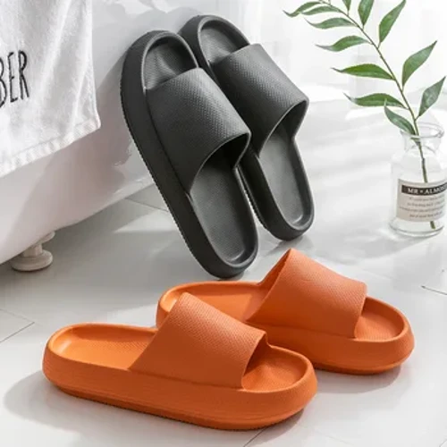 Plattform Déck Buedzëmmer Doheem Slippers Fraen Cloud Slippers Moud Soft Sole Eva Indoor Sandalen Non-Slip Flip Flop Männer Slippers