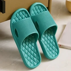 Phụ Nữ Mùa Hè Mềm Dép Đi Trong Nhà Cặp Đôi Trong Nhà Chống Trượt Nhà Tắm Giày Sandal Khách sạn Màu Trơn Nam Dép Flat