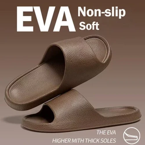 Yazlık terlik erkekler kadınlar için Eva yumuşak alt terlik kapalı ev slaytlar düz sandalet açık plaj ayakkabısı adam Flip flop