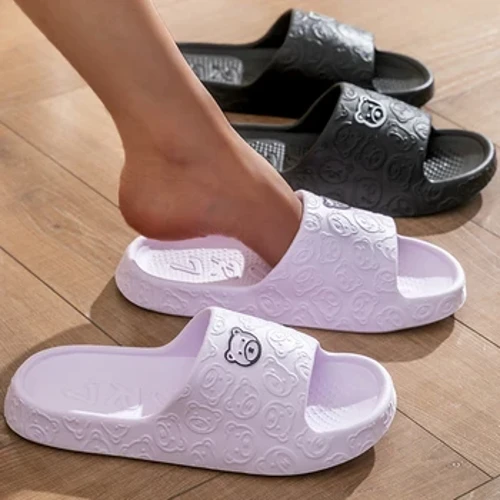 Ffasiwn Pâr Haf Sleidiau Fflat gwrthlithro Lithe Sandalau Traeth Môr Tenau Dynion Merched Sliperi Achlysurol Cartref Merched Flip Flops Dan Do