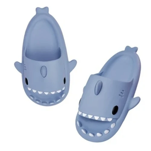 Slippers za Shark za Mitindo Kwa Wanawake Wanaume Slaidi za Nje za Ufukweni Bafuni Viatu Nene vya Nyumbani Wanandoa Wanandoa Viatu Bapa Papa Flip Flops
