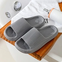 Galyň platforma hammam öý ýüpekleri Erkek aýallar Bulut süýümleri moda Softumşak ýeke eva slaýdlary ýapyk sandallar