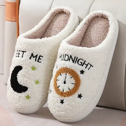 Abadala Basebusika Amaslayidi Afudumele Abesilisa Abesifazane Ikhaya Flip Flops Flops Non-Slip Plush Indoor Wool Amaslayidi Amaslayidi Egumbi lokulala I-Velvet Izicathulo ezithambile