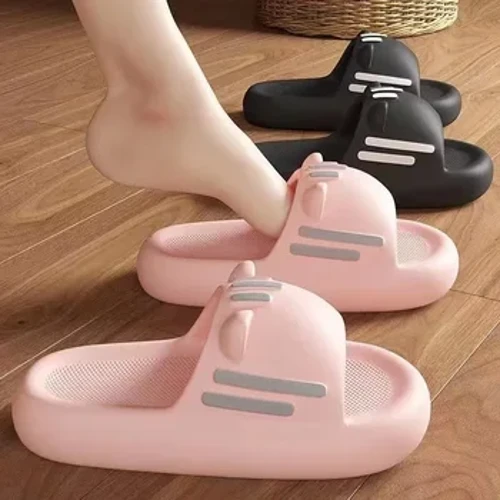 Se'ese'e o le taumafanafana Fa'alava fale ta'ele e le maseesee Pusi Ataata Flip Flops Matafaga Fa'atama'ita'i Se'e seevae fa'ase'e I totonu matafaga i fafo.