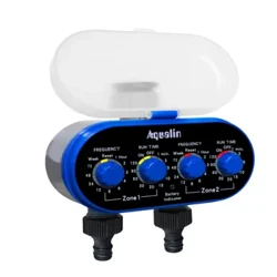 Poepoe Poepoe Elua Puka Puka Wai Aunoa Eha Dials Wai Timer 0 Pressure Garden Irrigation Controller no ka Kihapai, Yard