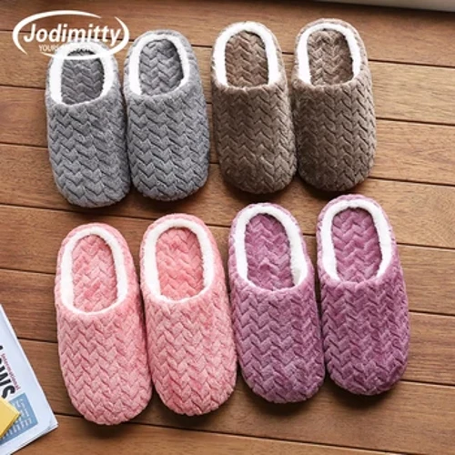 Ama-Plush Slippers Amadoda Amaslayidi Oboya Obufudumele Ebusika Abesifazane Izicathulo Amaflethi I-Silent Slipper Yasekhaya I-Non-Slip Soft Flip-Flops Man Izicathulo Zegumbi lokulala