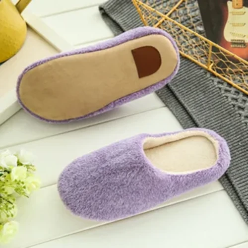 Slippers za Majira ya baridi ya Wanawake wa 2023. Slippers laini za Sole Anti Slip Comfort Slippers Joto Zaidi za Ndani za Nyumba ya Chumba cha kulala Viatu vya Wanandoa wa Sakafu