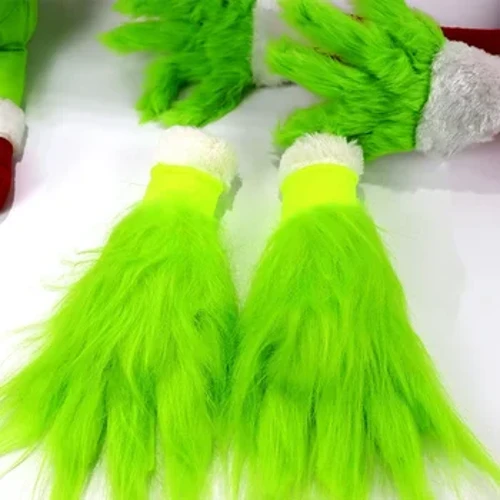 Weihnachtsstola, Geek-Handschuhe, Cosplay, grüne Monsterhandschuhe, Halloween, Karneval, Kostümzubehör, Weihnachtsgeschenke zum neuen Jahr