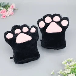 Lámhainní Claw Cat Lolita do Mhná Lapaí Ainmhithe Lámhainní Plush Prop Cailíní Oíche Shamhna Lámhainní Gleoite Geimhridh Páirtí Accessories éadaí