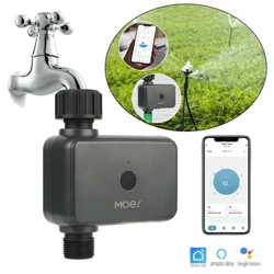 Elektroniczny automatyczny sterownik nawadniania ogrodu Zasilany bateryjnie Timer nawadniania Inteligentny Alexa Bluetooth Wifi Tuya