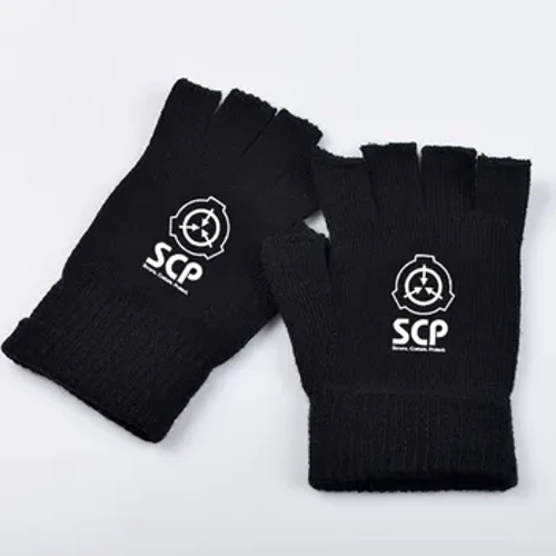 SCP kumu i ulana ʻia i ka hulu hipa Half Finger mīkina lima nā keiki makua nā haumāna i ka hāʻule a me ka hoʻoilo i ka hoʻoilo ʻana i nā mīkina lima mehana Cosplay props