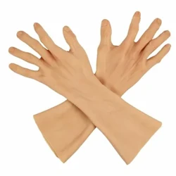 Thực Tế Da Găng Tay Silicon Để Che Vết Sẹo Và Vết bớt Làm Đẹp Cánh Tay Tay Bionic Da Cosplay Phụ Kiện Handwear