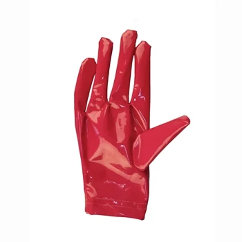 Nā mīkina lima ʻili maʻemaʻe ke nānā aku ʻo Unisex Wrist Seamless Faux Leather Exotic mīkina lima ʻeleʻele ʻulaʻula Transparent Short Fetish Mīkini lima no nā kāne wahine