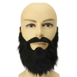 Fake Parta -asu Parta Vanhan miehen Viikset Puku Halloween Hauskat Parta Kasvojen Hiustarvikkeet Cosplay-bileisiin