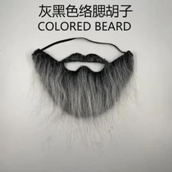 Halloween Prom Props Party Black Beard Man Fake pitkä parta