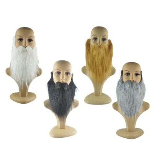 634C Funny Costume Beard Falošná brada Fúzy Fúzy Vlasové doplnky Darček