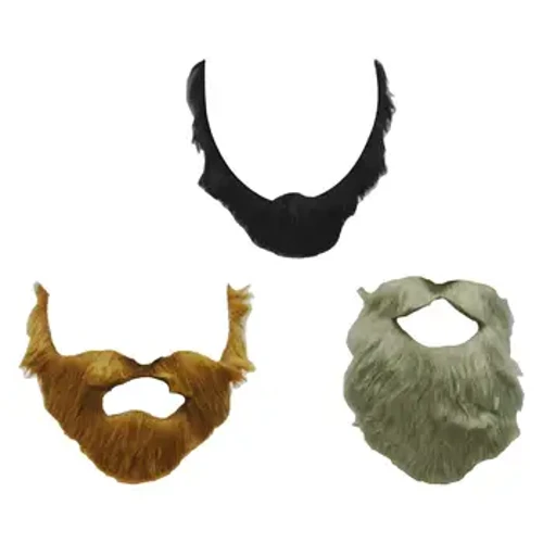 Sahte Sakal Kostüm Aksesuarları Sahne Yanlış Yüz Saç Pazen Sakal Erkekler için Cadılar Bayramı Sakal Sahte Bıyıklar Cosplay Giydirme