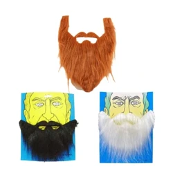 1 Chiếc Cosplay Đạo Cụ Giả Râu Ngộ nghĩnh Ria Mép Trang Phục Halloween Cải Trang Phụ Kiện Tiệc Giáng Sinh Tự Làm Đồ Dùng