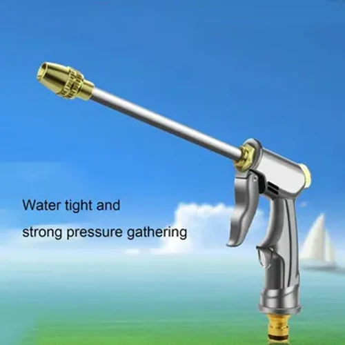 Logam Dipanjangkan Pistol Air Rumah Tekanan Tinggi Cuci Mobil Pistol Air 360 Derajat Rotatable Nozzle Taman Irigasi Cleaning Sprayer