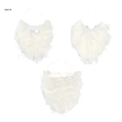 X7YA Oíche Shamhna Bréige Féasóg Greannmhar Mustache Bréige Gruaige Gabhálais Folaithe Mustache Daidí na Nollag , Soláthairtí Cosplay