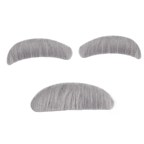 Bigote hecho a mano Palk-On Barba y cejas Conjuntos de cejas Falsas Suministros de fiestas