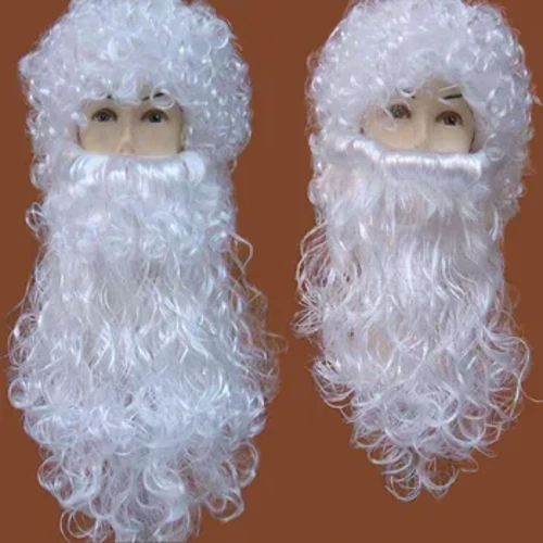 Bộ 2 râu giả màu trắng ông già Noel