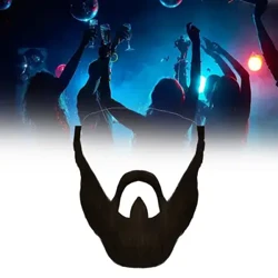 Fake Beard Costume Stage Performance Halloween for Women Men Easter Realistic Flannel Beard Props Fancy Dress Cosplay Mustache