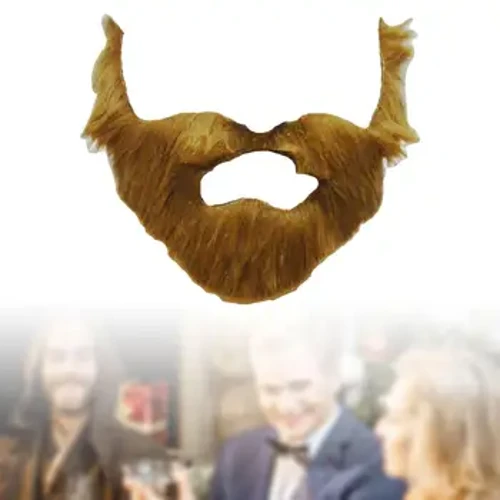 Mga Kagamitan sa Kasuotan ng Pekeng Balbas para sa Mga Lalaki Nakakatuwang Magarbong Damit Simulation Bigote para sa