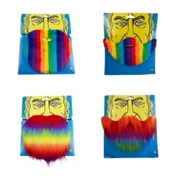 Halloween Fake Beard hauska väärennetty viikset Kasvo hiukset naamioituvat lisävarusteet väärät viikset pukujuhlat, cosplay -tarvikkeet