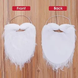 Fake Beard False Beards Costume Accessories Props Flannel Beard Facial Hair Mustache for Holiday Halloween Stage Performance