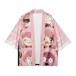 Anime Clocen Spy x Teulu Anya Forger 3D Argraffu Cosplay Dillad stryd Dynion Merched Harajuku Japaneaidd Gormodedd o Kimono Tees Tops Siacedi