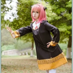 Anime SPY X FAMILY Anya Forger Cosplay Kostume Søde pigekjole Uniform Jul Fødselsdag Karneval Fest Rollespil Outfit Gaver