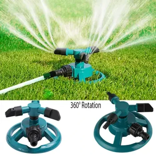 Sprinklerdyse 360 ​​graders automatisk roterende vandspray Havegræsplæne Automatisk sprinkler Havevanding Vandingsforsyninger