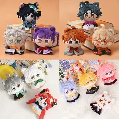 Tionchar Genshin Alhaitham Venti Kazuha Xiao Nahida Kawaii Plush Bréagáin Buachaillí Buachaillí Backpack siogairlín Bréagáin gleoite Bronntanas