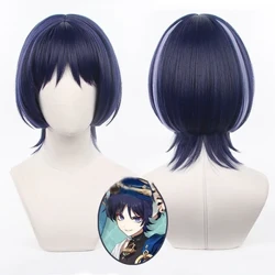Genshin Impact Scaramouche Cosplay parukad eelkujulised parukad Kuumakindlad sünteetilised Halloweeni animemängu jaoks Wanderer Cosplay parukad