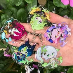 Genshin Impact Nahida Tighnari Kamisato Ayato Keychain Figura Badge Game Accessori Cosplay