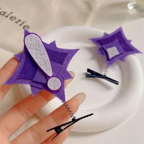 Jeu Genshin Impact Teyvat Commission quotidienne pinces à cheveux unisexe personnalité printemps mignon chapeaux bijoux accessoires épingle à cheveux cadeaux