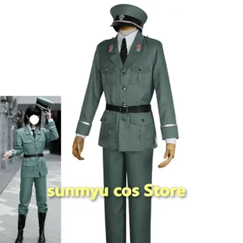 SPYxFAMILY Yuri Briar Trang Phục Hóa Trang Xanh Quân Phục Yuri Briar Cosplay Gián Điệp Gia Đình