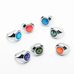 Anime Cosplay Genshin Impact Ring para sa mga Babae Mga Lalaki Eye of God Elemental Ring Metal Finger Alahas Accessory ng Regalo ng Bata Pakyawan