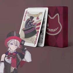 Anime Genshin Impact Lyney Lynette Cosplay Magic Poker Playing Cards Pinakamahusay na Koleksyon ng Mga Accessory ng Prop ng Cosplay