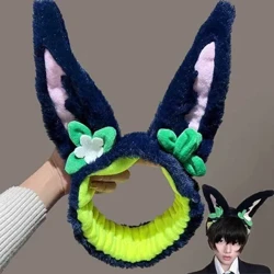 Co Giãn Cosplay Đầu Nữ Dễ Thương Tai Trang Điểm Giặt Mũ Game Genshin Tác Động Tighnari Đầu Sang Trọng Tóc Hoop