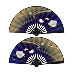 Brdwn Game Genshin Impact Unisex Kamisato Ayaka Cosplay Prop Folde Fan Hånd Tosidet Decor Paper