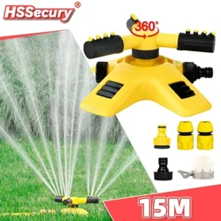 360 Grad automatesch rotéierend Gaart Rasen Sprinkler Yard Gaart Grouss Fläch Ofdeckung Waasser Sprinkler Bewässerung Waasser Sprayer