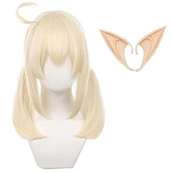 Klee Cosplay Bộ Tóc Giả Với Tai Genshin Tác Động Anime Tóc Giả Đôi Tóc Vàng Đuôi Ngựa Cho Cosplay Thể Hiện Trang Phục Hóa Trang Halloween Đảng