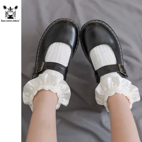 Suvine õhuke sektsioon Lolita Maiden Sweet Wind Solid Color Aldult Sokkpits Cosplay Kostüümi Aksessuaarid Igapäevased vajadused